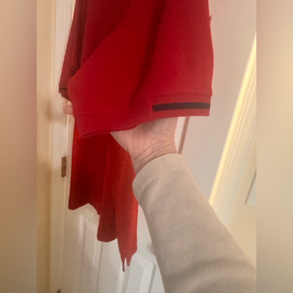 Cutter & Buck Red with black accents on collar and sleeves. Polo Size XL - Picture 6 of 16